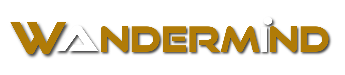 WanderMind Ai Consulting Logo Gold Horizontal